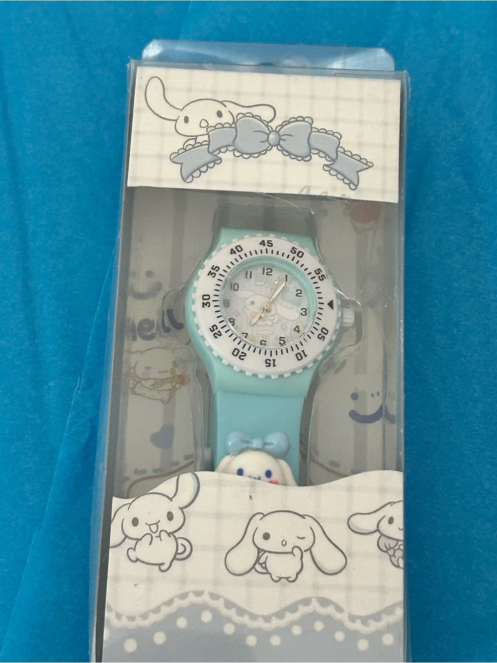 4/$100 Sanrio Kids Light Blue Character Wrist Watch - Cute Bear Design